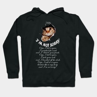 Naughty Cat Hoodie